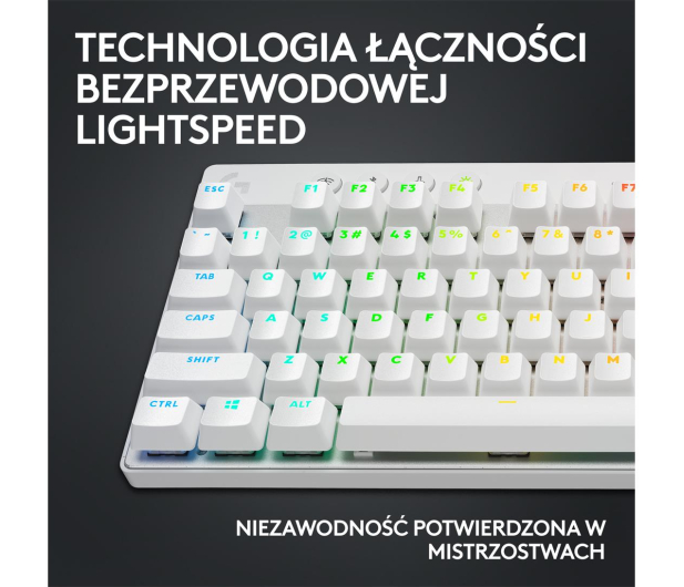 Logitech G PRO X TKL Lightspeed Tactile biały - 1172773 - zdjęcie 8